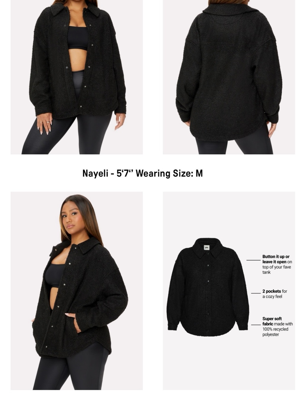 Fabletics teddy Jacket - Picture 3 of 3